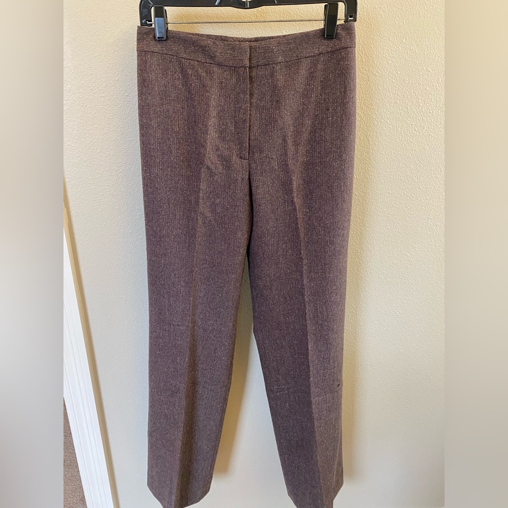 Women’s purple & gold dress pants